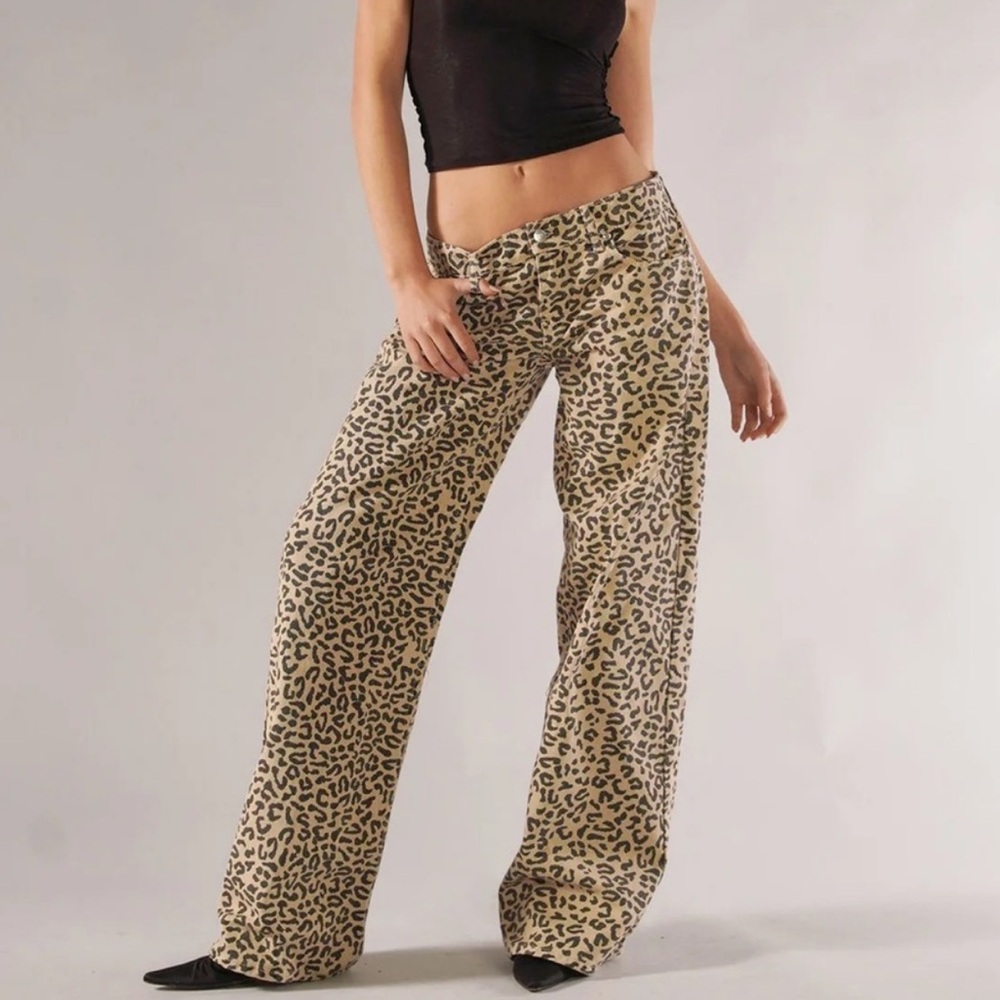 ❌SOLD❌ Cheetah Denim Pants